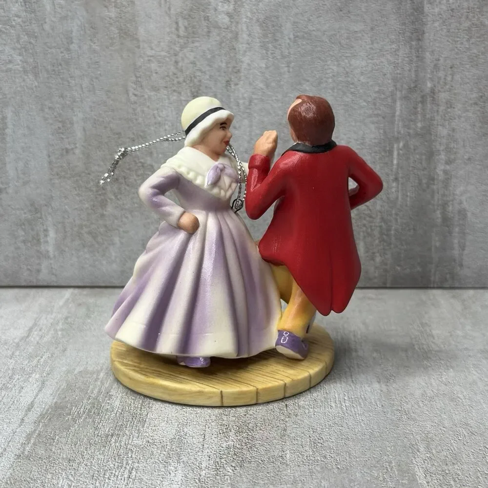 Curtis Publishing Norman Rockwell Inspired 2008 Christmas Ornament Man Woman - Picture 7 of 13